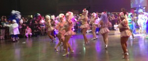 white wigged dancers